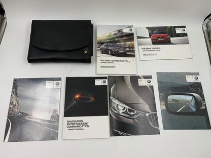 2014 BMW 320i Owners Manual Set with Case OEM A02B37007