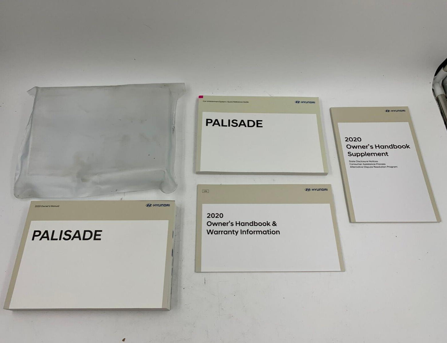 2020 Hyundai Palisade Owners Manual Set with Case OEM A03B07035