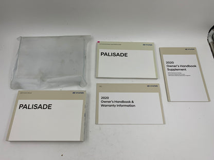 2020 Hyundai Palisade Owners Manual Set with Case OEM A03B07035