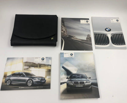 2011 BMW 528i 535i 550i Sedan Owners Manual Set with Case A01B11026