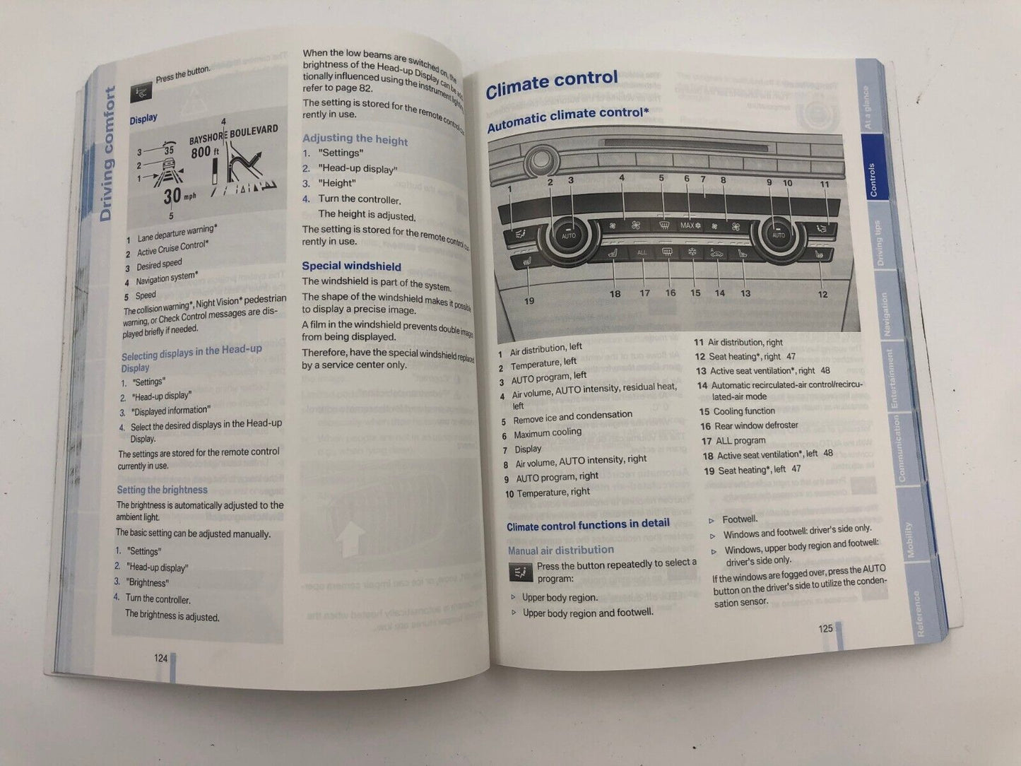 2011 BMW 528i 535i 550i Sedan Owners Manual Set with Case A01B11026