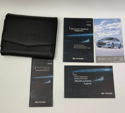 2012 Hyundai Sonata Owners Manual Set with Case OEM F01B55017