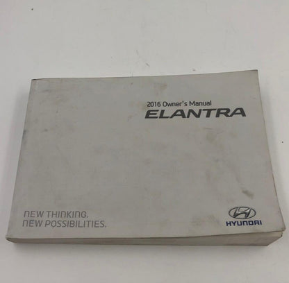 2016 Hyundai Elantra Owners Manual OEM A01B43024