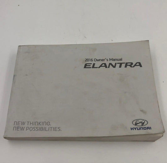 2016 Hyundai Elantra Owners Manual OEM A01B43024