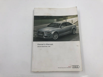 2014 Audi A4 Sedan Owners Manual Set with Case OEM A01B43029