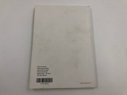 2014 Audi A4 Sedan Owners Manual Set with Case OEM A01B43029