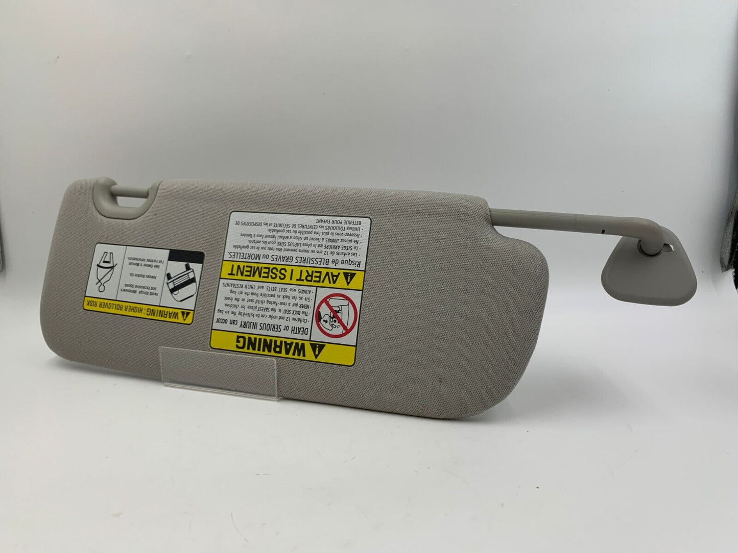 2013-2019 Hyundai Santa Fe Driver Sun Visor Sunvisor Gray Illuminated F01B12027