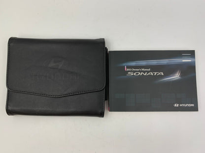 2011 Hyundai Sonata Owners Manual with Case OEM F01B46060