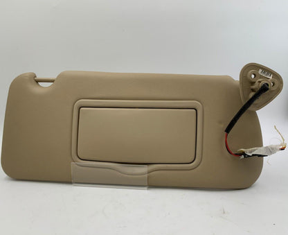 2004-2009 Cadillac SRX Passenger Sun Visor Sunvisor Tan Illuminated F01B09040