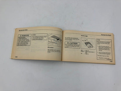 2001 Mazda 626 Owners Manual OEM A04B31016