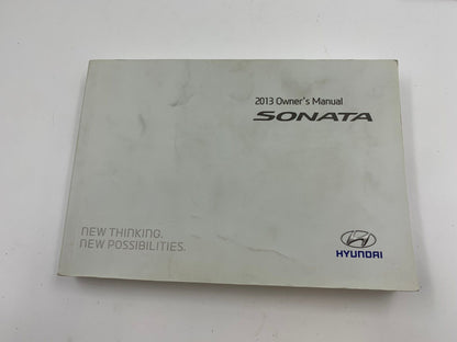 2013 Hyundai Sonata Owners Manual Set with Case OEM H01B10030