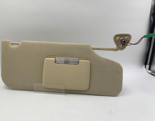 2008-2009 Ford Taurus X Passenger Sun Visor Sunvisor Beige Illuminated F02B34055