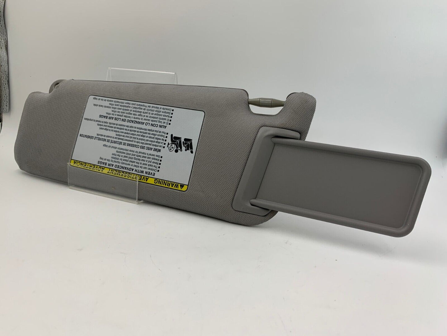 2012-2017 Toyota Camry Passenger Sun Visor Sunvisor Gray Illumination F03B53068