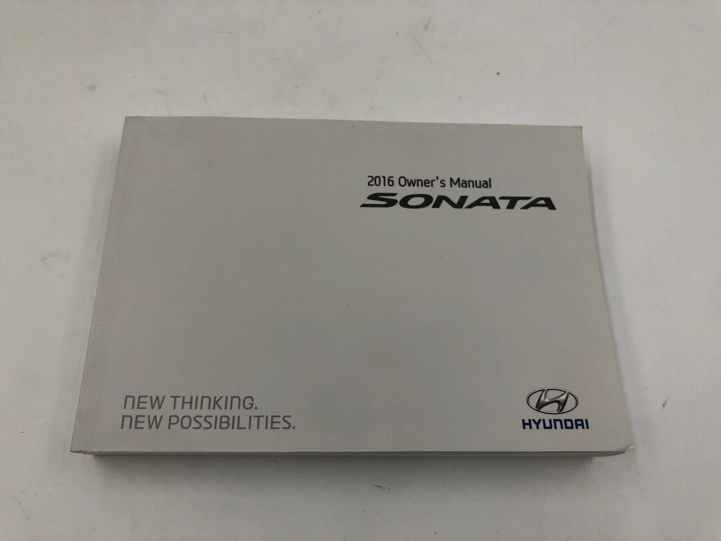 2016 Hyundai Sonata Owners Manual Set with Case OEM J01B32069