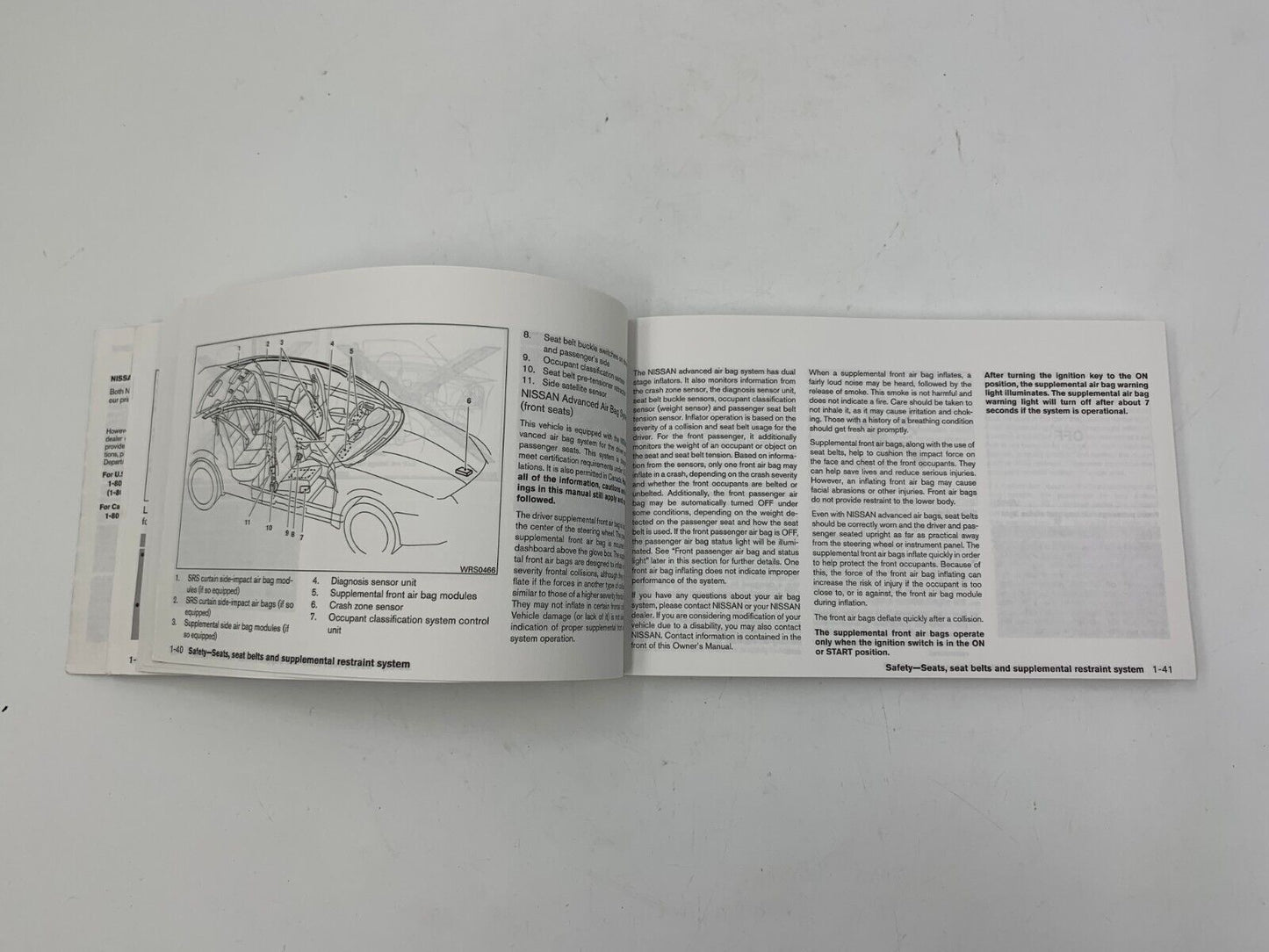 2005 Nissan Altima Owners Manual OEM F03B01033