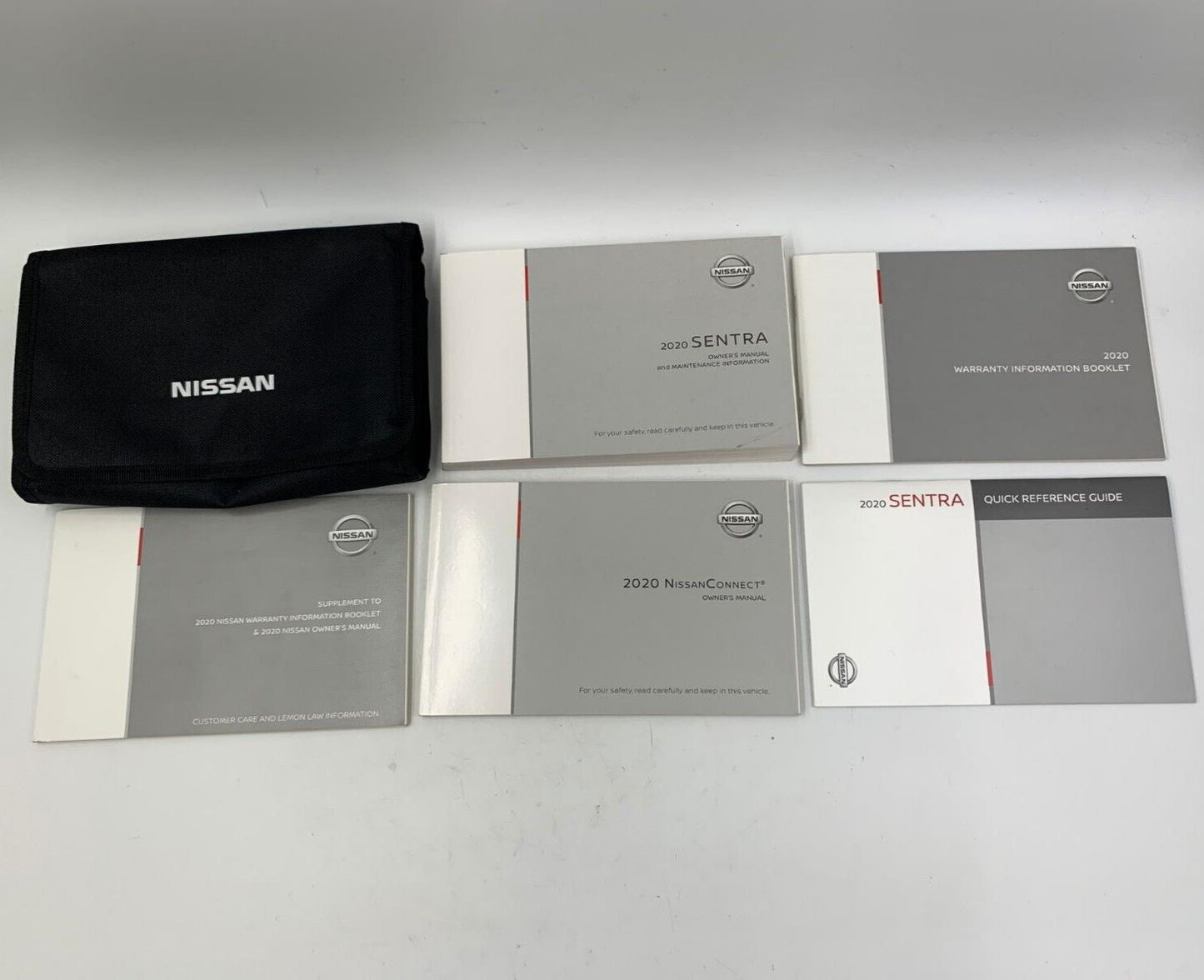 2020 Nissan Sentra Owners Manual Set with Case OEM C03B13062