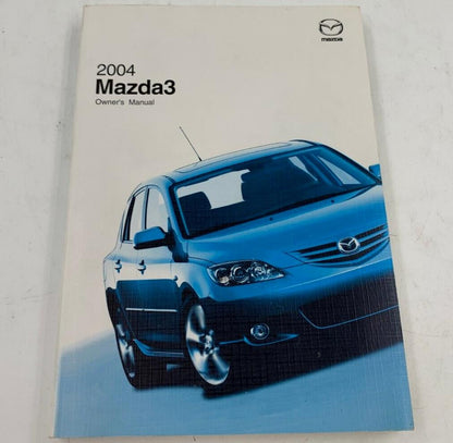 2004 Mazda 3 Owners Manual OEM F03B25034