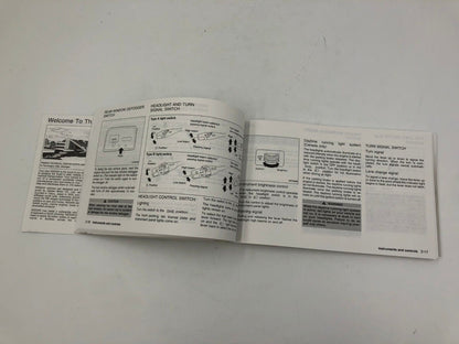 2002 Nissan Sentra Owners Manual with Case OEM F02B53055