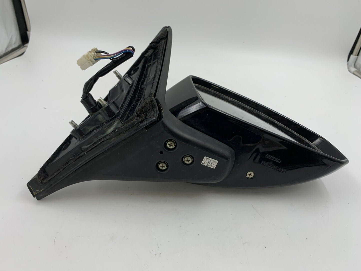 2003-2007 Infiniti G35 Cpe Passenger View Power Door Mirror Black OEM F03B35041