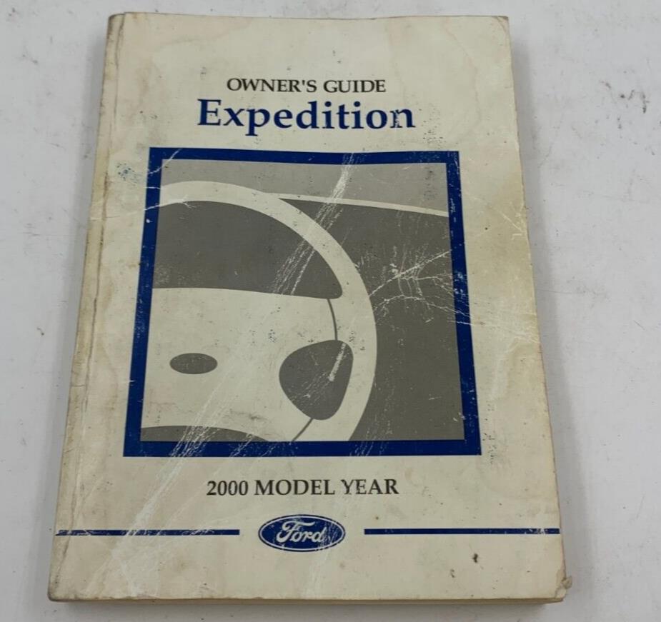 2000 Ford Expedition Owners Manual OEM F03B37056