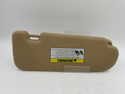 2011-2014 Hyundai Sonata Driver Sun Visor Sunvisor Brown OEM F02B13054