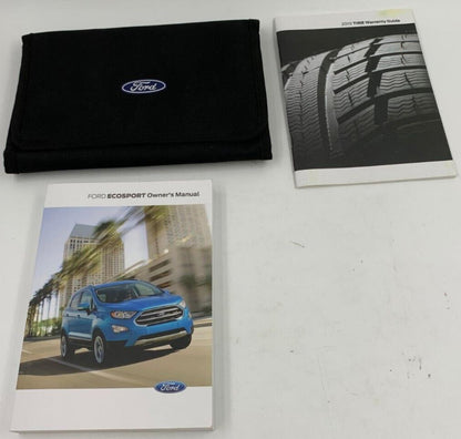 2019 Ford Ecosport Owners Manual Set with Case OEM F03B15065