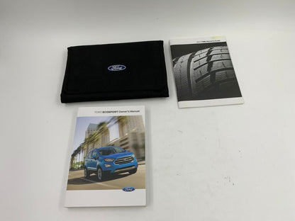 2019 Ford Ecosport Owners Manual Set with Case OEM F03B15065