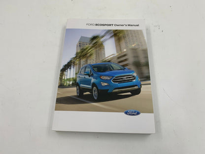 2019 Ford Ecosport Owners Manual Set with Case OEM F03B15065