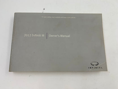 2012 Infiniti M Owners Manual Handbook Set OEM L03B07053