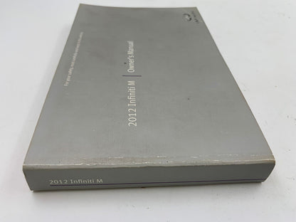 2012 Infiniti M Owners Manual Handbook Set OEM L03B07053