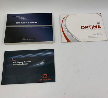 2013 Kia Optima Owners Manual Handbook Set OEM D02B27056