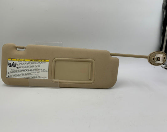 2007-2009 Lexus ES350 Passenger Sun Visor Sunvisor Beige Illuminated G01B33025