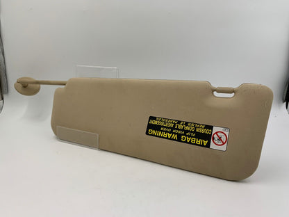 2007-2009 Lexus ES350 Passenger Sun Visor Sunvisor Beige Illuminated G01B33025