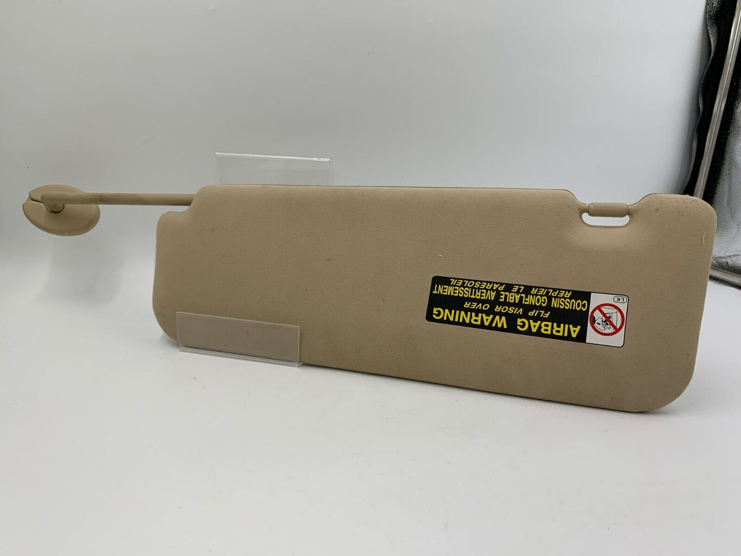 2007-2009 Lexus ES350 Passenger Sun Visor Sunvisor Beige Illuminated G01B33025