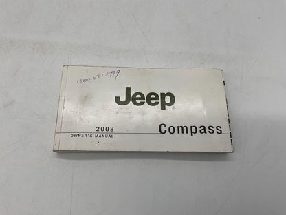 2008 Jeep Compass Owners Manual OEM A04B12025