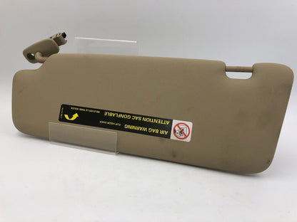 2002-2008 Audi A4 Sedan Passenger Sunvisor Illuminated Tan OEM D02B09034