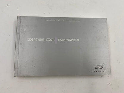 2014 Infiniti QX60 Owners Manual Set with Case OEM G02B20060