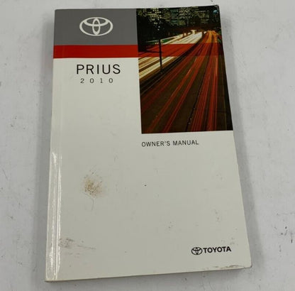 2010 Toyota Prius Owners Manual OEM G02B03055