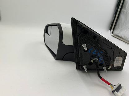 2015-2017 Hyundai Sonata Driver Side View Power Door Mirror White OEM G02B03054