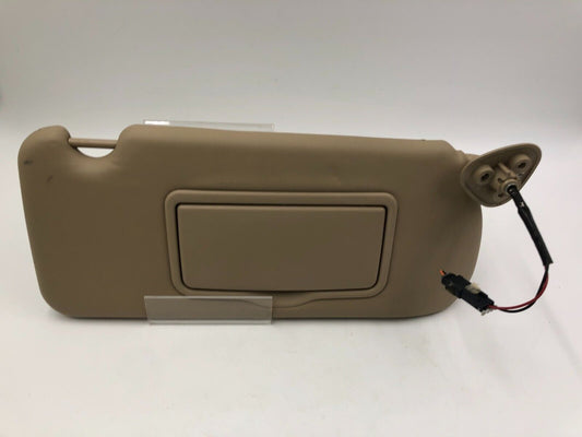 2004-2009 Cadillac SRX Passenger Sunvisor Beige Illuminated OEM G01B05059