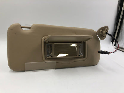 2004-2009 Cadillac SRX Passenger Sunvisor Beige Illuminated OEM G01B05059