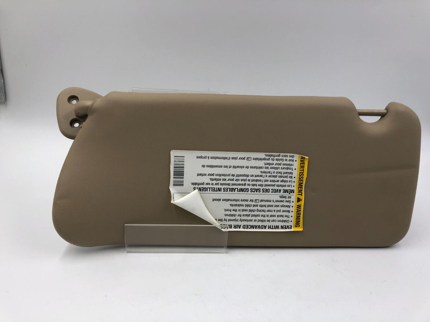 2004-2009 Cadillac SRX Passenger Sunvisor Beige Illuminated OEM G01B05059