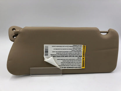 2004-2009 Cadillac SRX Passenger Sunvisor Beige Illuminated OEM G01B05059