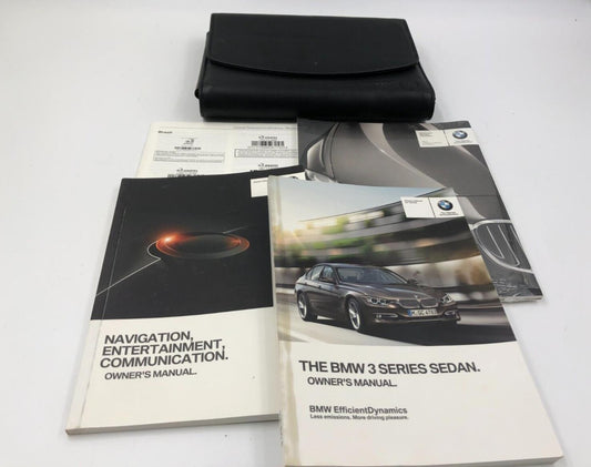 2015 BMW 3 Series Sedan Owners Manual Set with Case OEM G02B23027