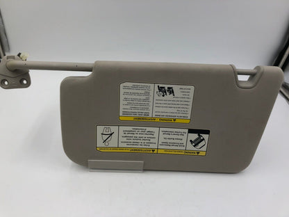 2014-2017 Nissan Rogue Passenger Sun Visor Sunvisor Gray Illuminated G01B56026