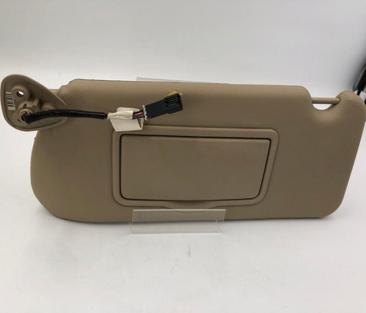 2007-2009 Cadillac SRX Driver Sun Visor Sunvisor Tan Illuminated OEM G01B46060