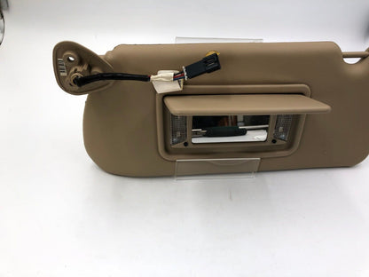 2007-2009 Cadillac SRX Driver Sun Visor Sunvisor Tan Illuminated OEM G01B46060