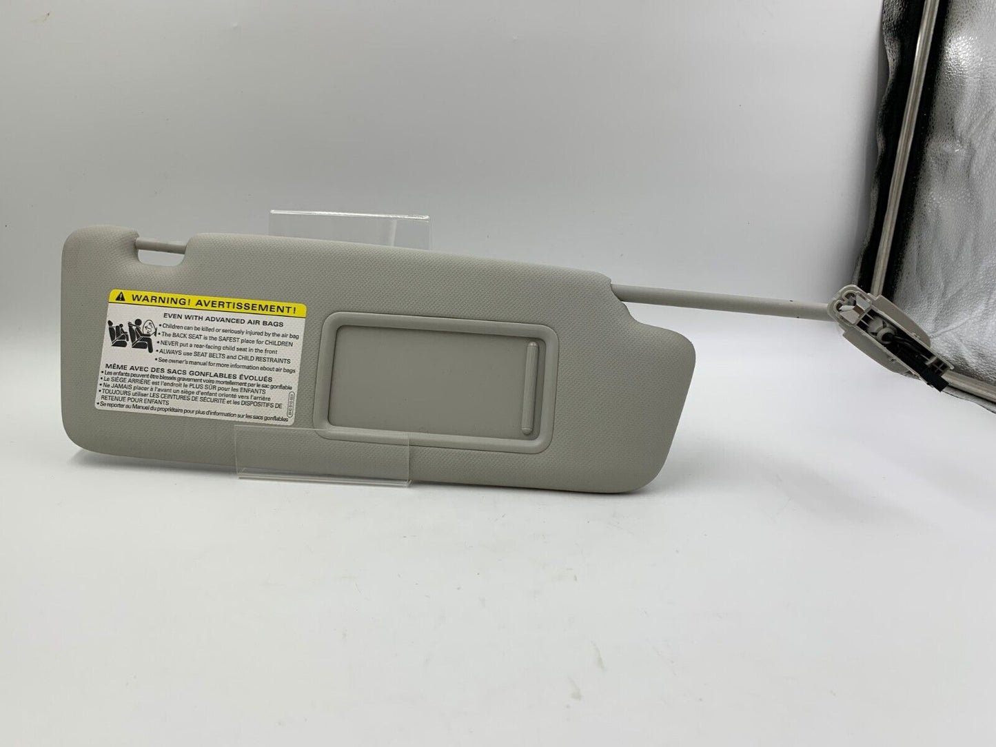 2009-2012 Audi A4 Passenger Sun Visor Sunvisor Gray Illumination OEM B04B53038