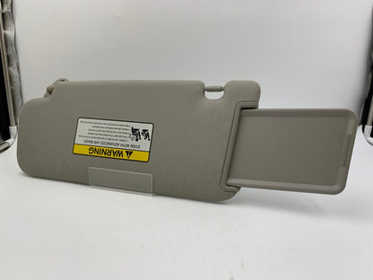 2010-2013 Kia Forte Passenger Sun Visor Sunvisor Gray OEM G02B41044