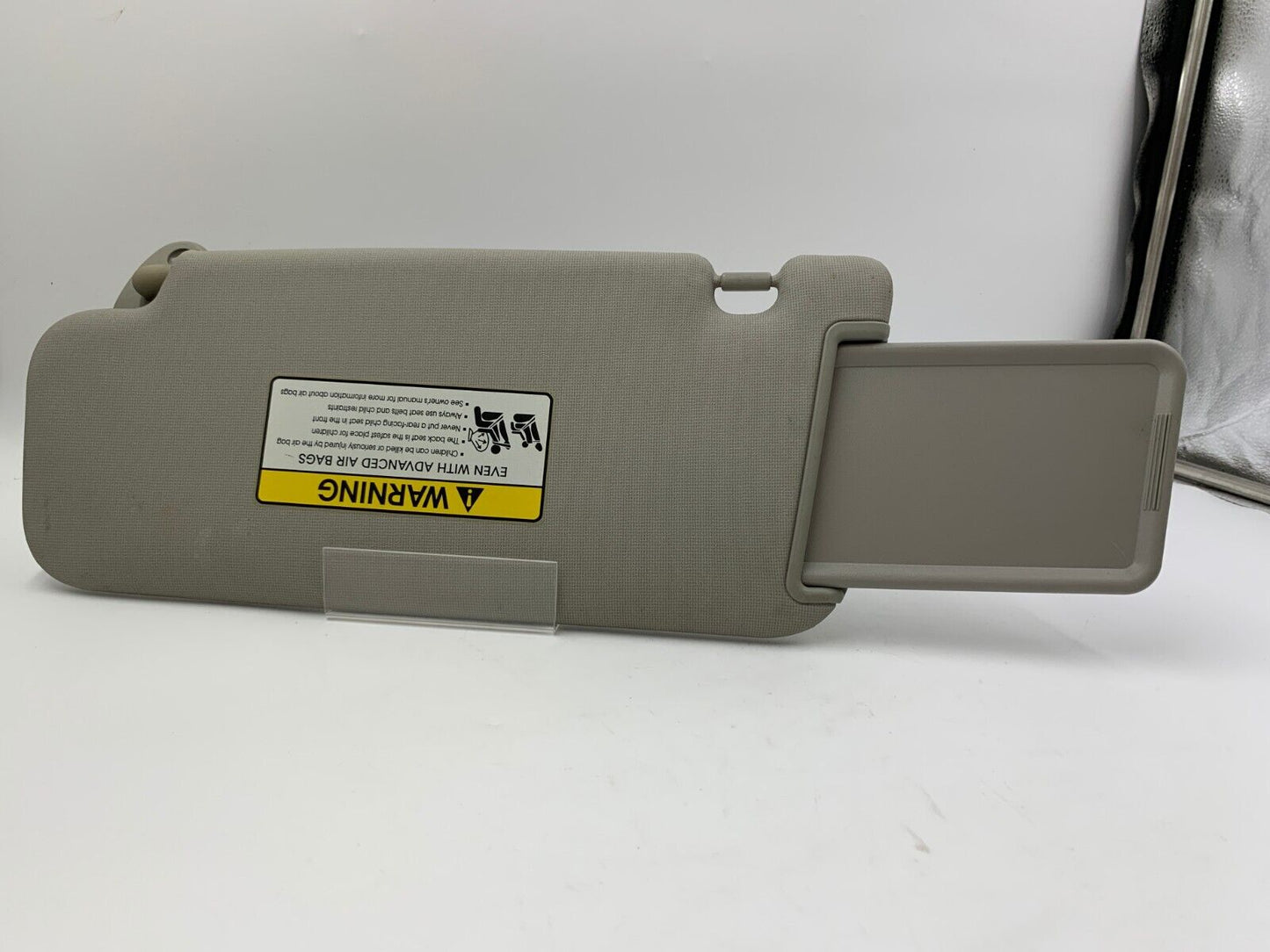 2010-2013 Kia Forte Passenger Sun Visor Sunvisor Gray OEM G02B41044